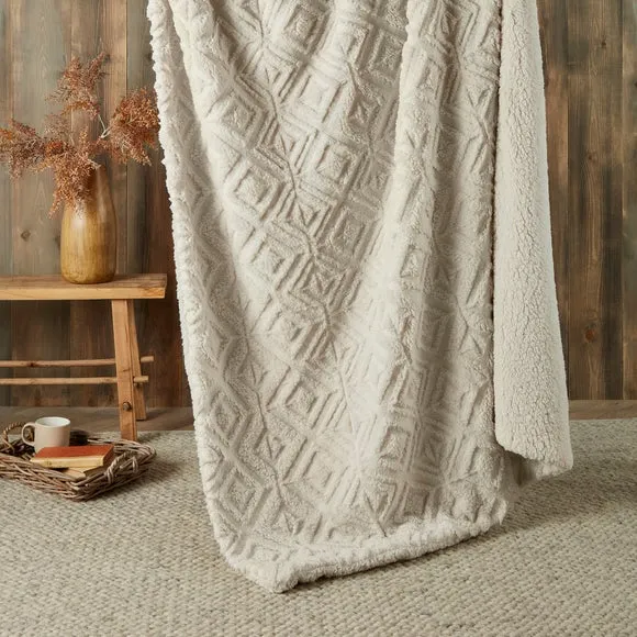 Fusion Geo Fleece Throw Blanket 130cm x 180cm 3