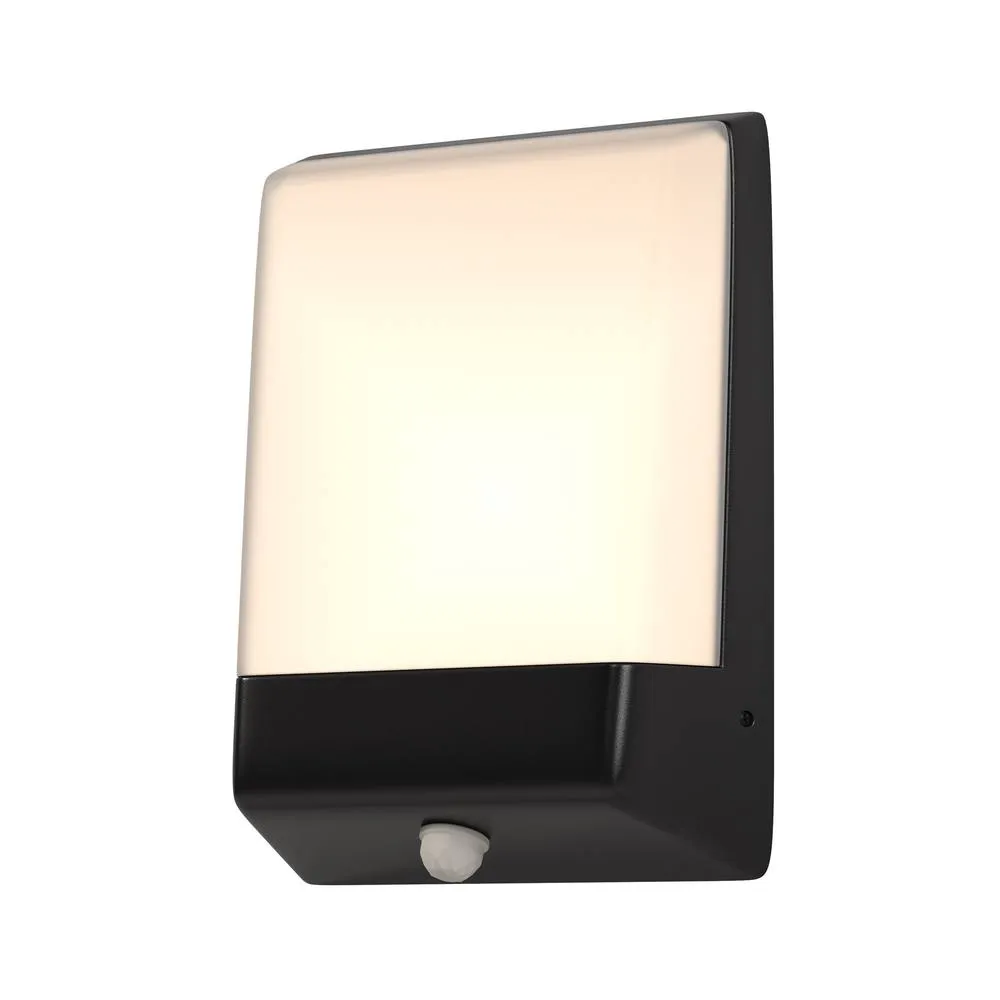 Netlighting Row Outdoor Flush Wall Lamp Graphite 3000K 500lm IP44 in Grey