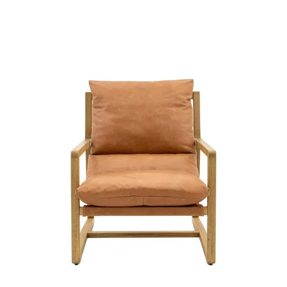 Davis Leather Lounge Chair 5