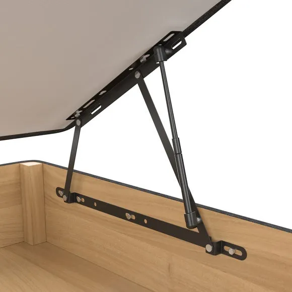 Everyday Side Opening Ottoman Bed Frame, Woven Fabric 4