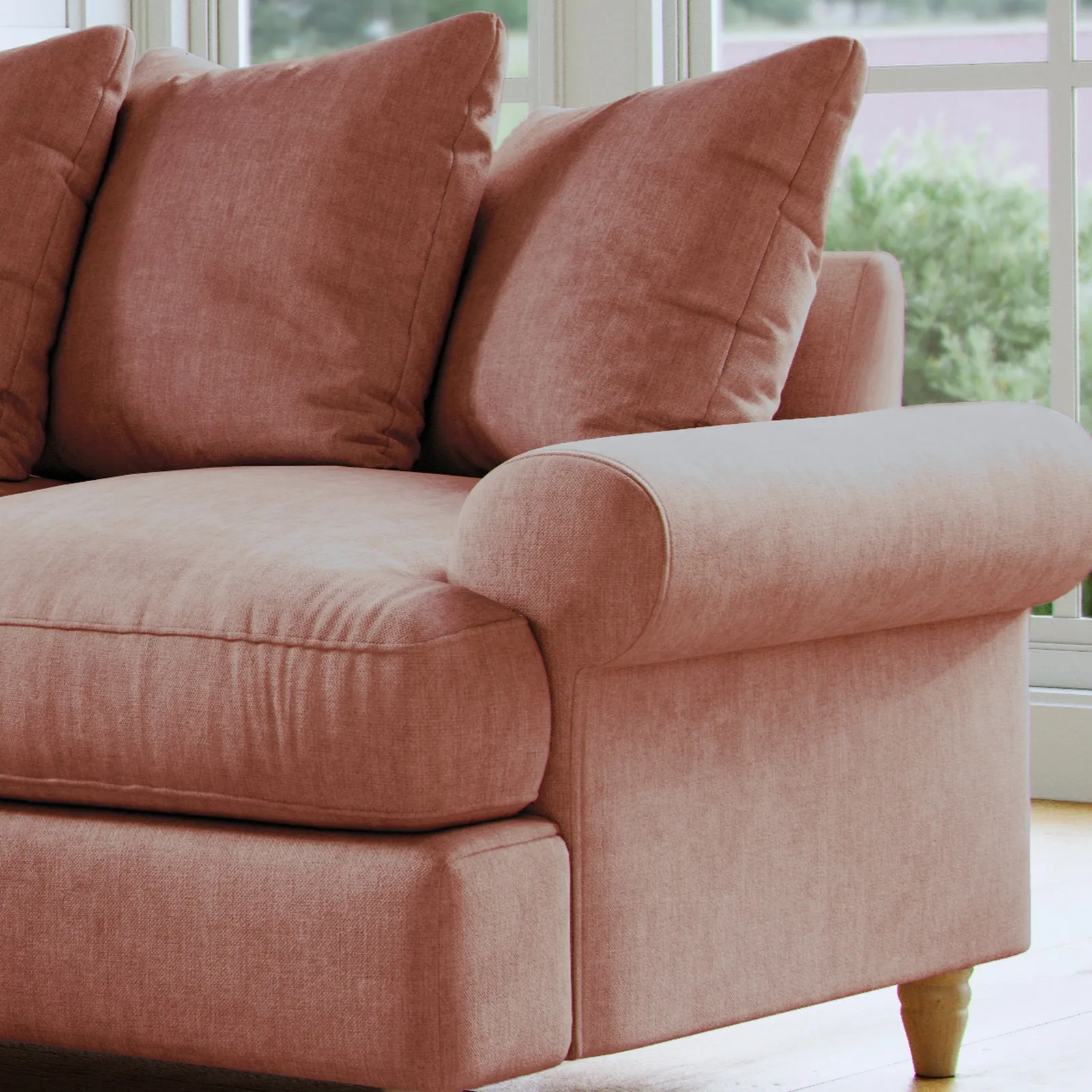 The Great Sofa Company Beatrice Sofa Bed, Coral 3