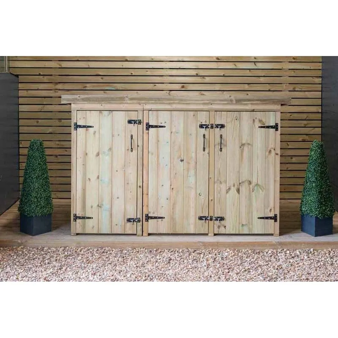Buttercup Farm Gisburn Garden Store Large - Timber - L96 x W227 x H123 cm in Brown