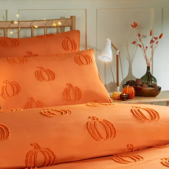 Duvet Day Pumpkin Fields Duvet Cover and Pillowcase Set 2