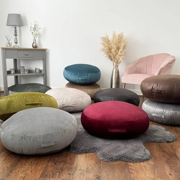 Daro Plush Round Floor Cushion 2