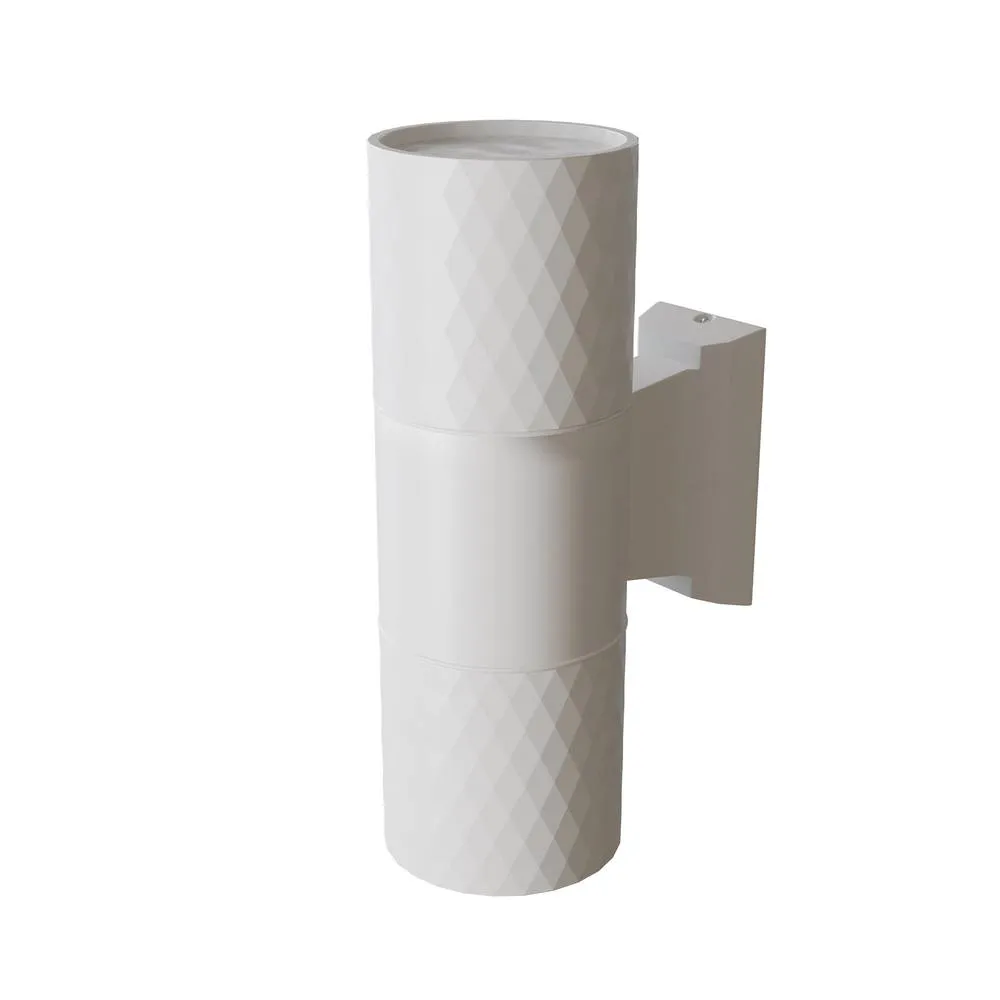 Netlighting Bowery Outdoor Up Down Wall Lamp White IP54 2xGU10