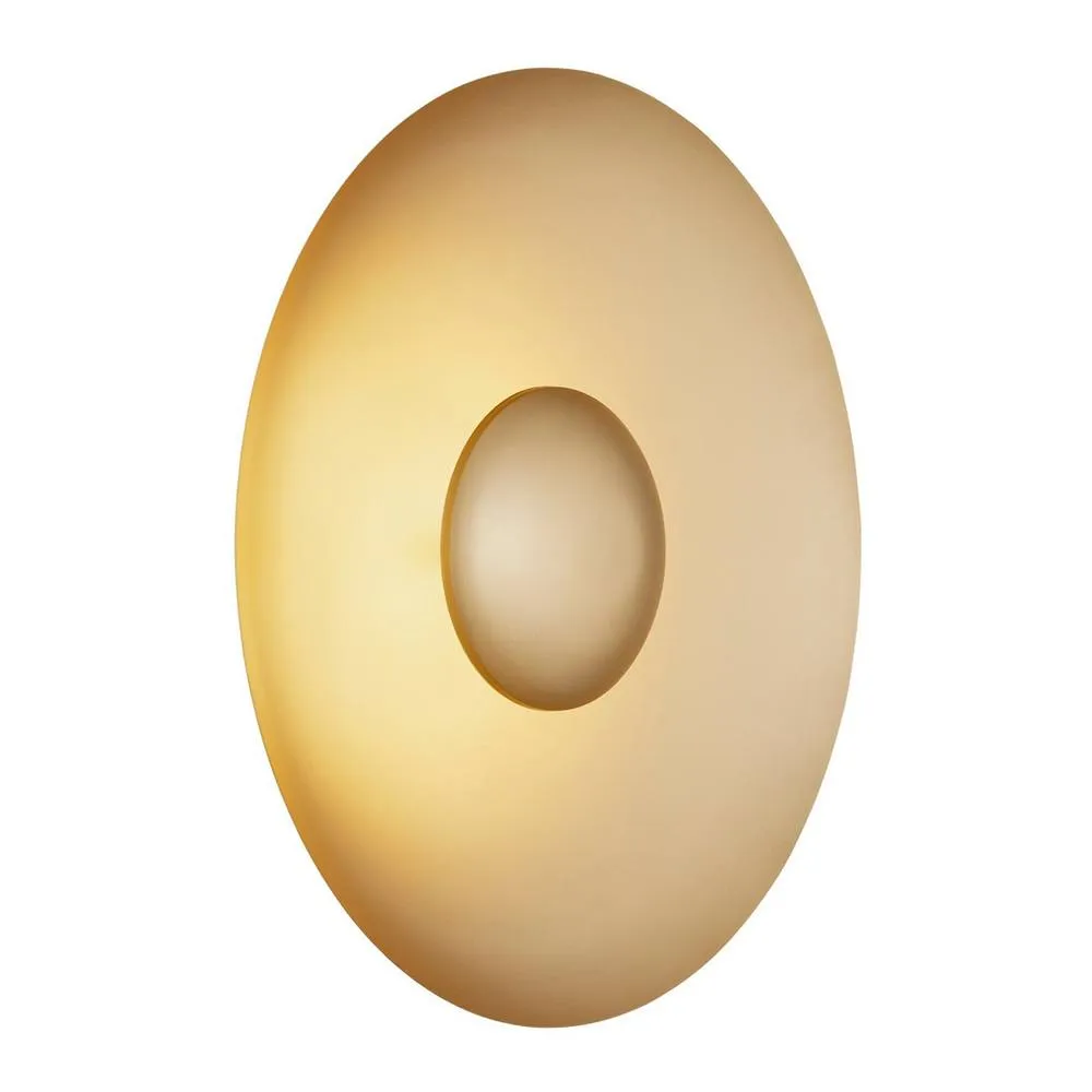 Netlighting Bolton Integrated LED Wall Lamp Gold 2170lm 3000K