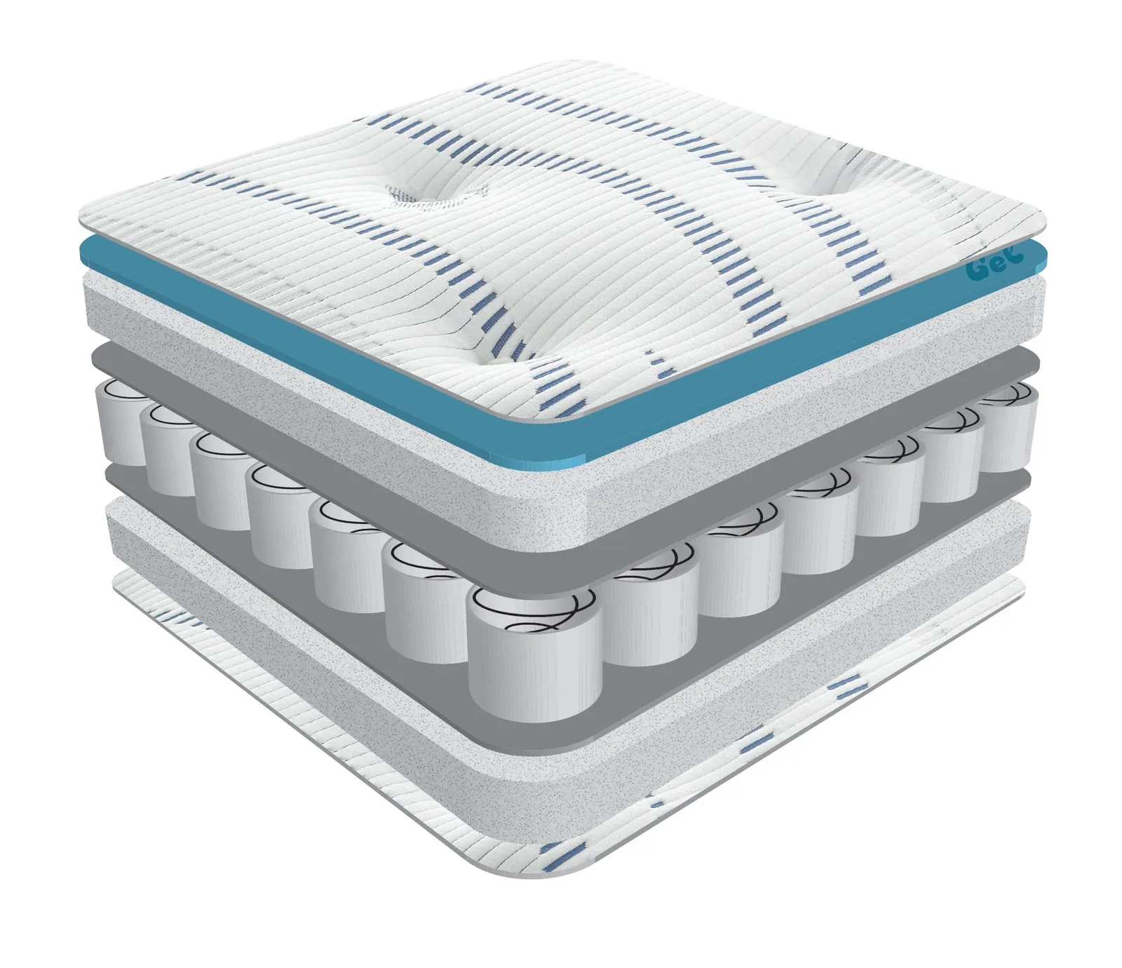Sareer Furniture Limited Gel Pocket Mattress in White 4