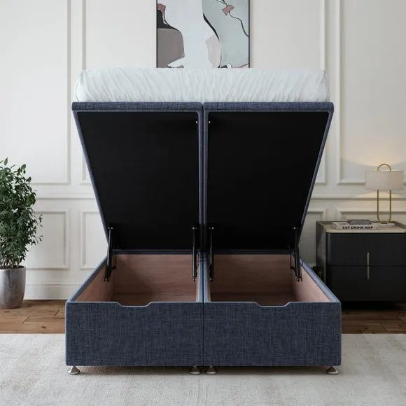 Woven Fabric End of Bed Ottoman Base 4