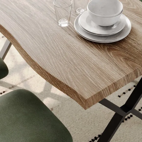 Ezra II 4 Seater Compact Rectangular Dining Table 3