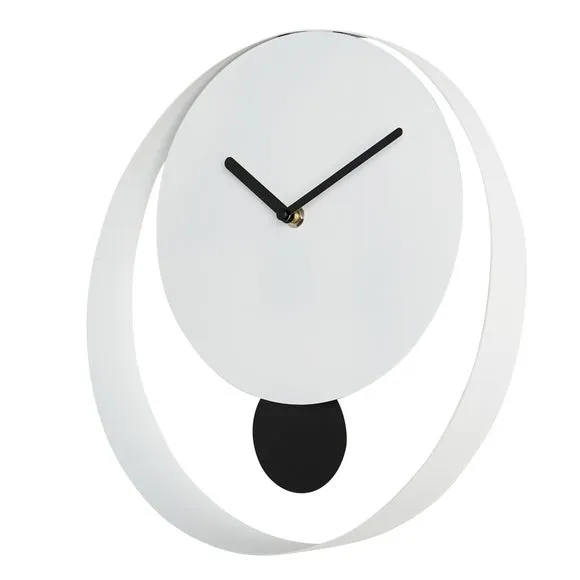 Interval Round Pendulum Wall Clock 3