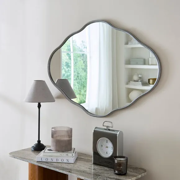Frances Antique Effect Pond Wall Mirror