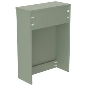 Newland Sage Green WC Unit With Top - 600mm 2