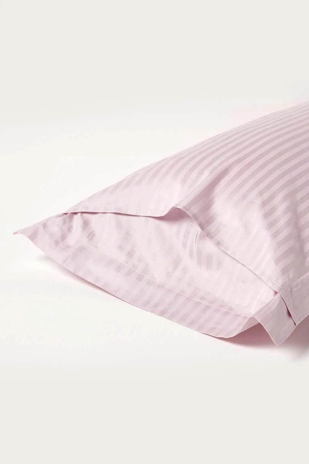 Homescapes Egyptian Cotton Ultrasoft King Size Oxford Pillowcase 330 TC in Dusty Pink 3