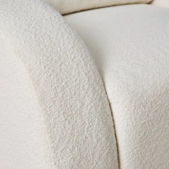 Yinka IIori Half Moon Boucle Snuggle Chair 4