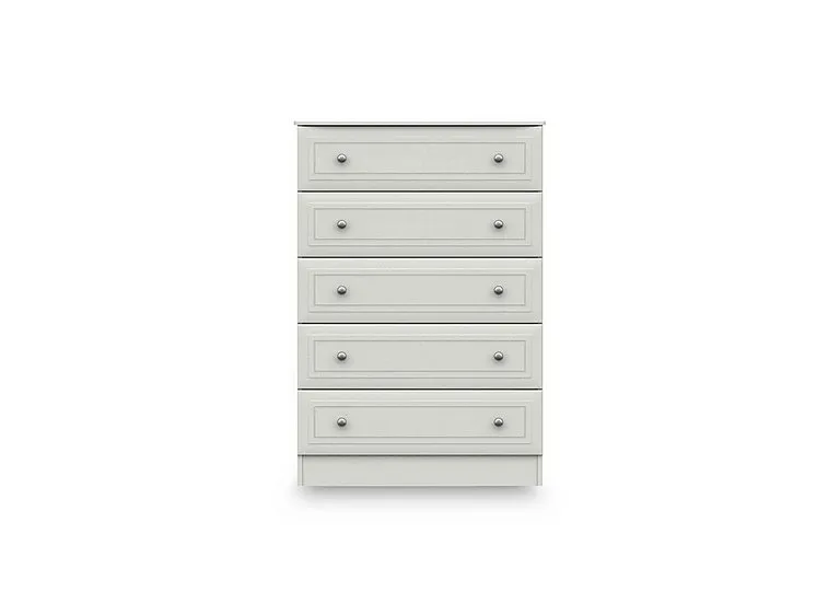 Marylebone 5 Drawer Chest - White