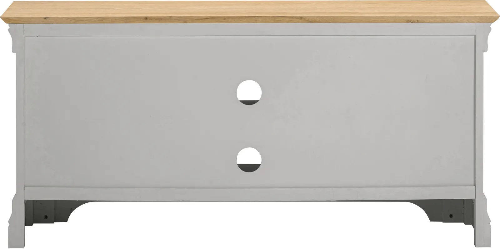 Seconique Bordeaux Small TV Stand (Fully Assembled) in Light Grey 6