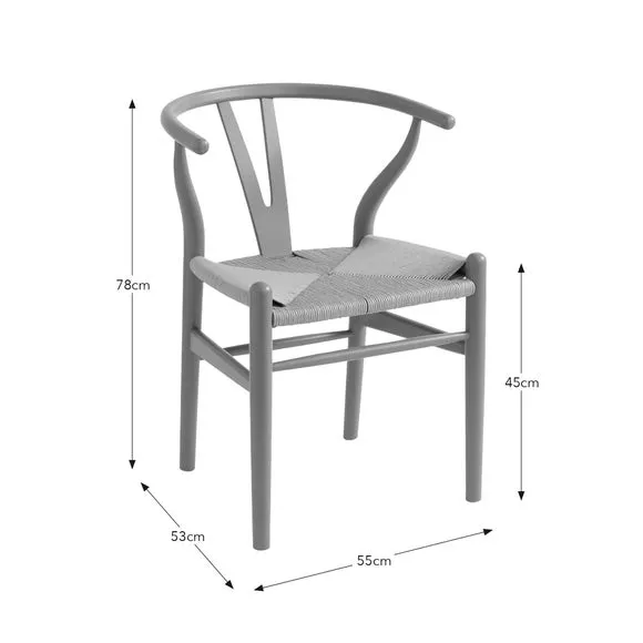 Lara Wishbone Dining Chair, Beech Wood 5