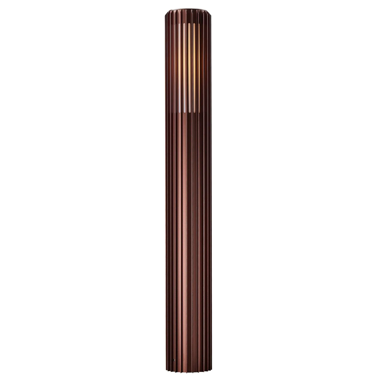Nordlux Aludra Outdoor Post Light Brown Metal Garden E27 IP44 Mains