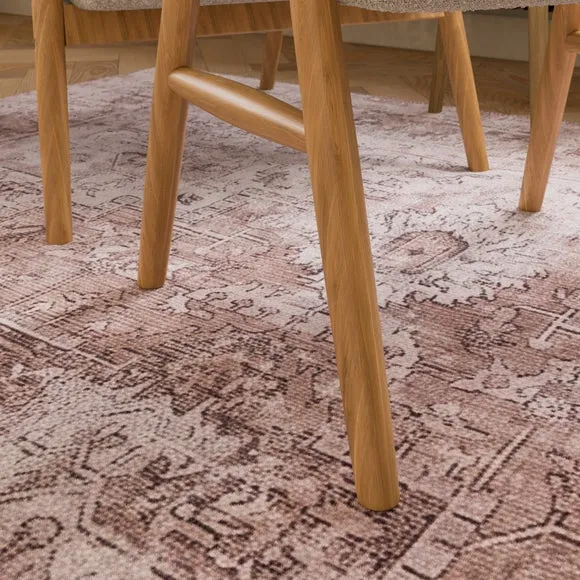 Alpine Spindle Boucle Footstool 3