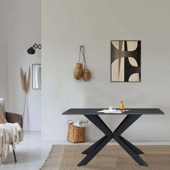 Indus Valley Athena 6 Seater Dining Table 1