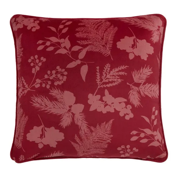 Winter Sprigs Square Cushion 3