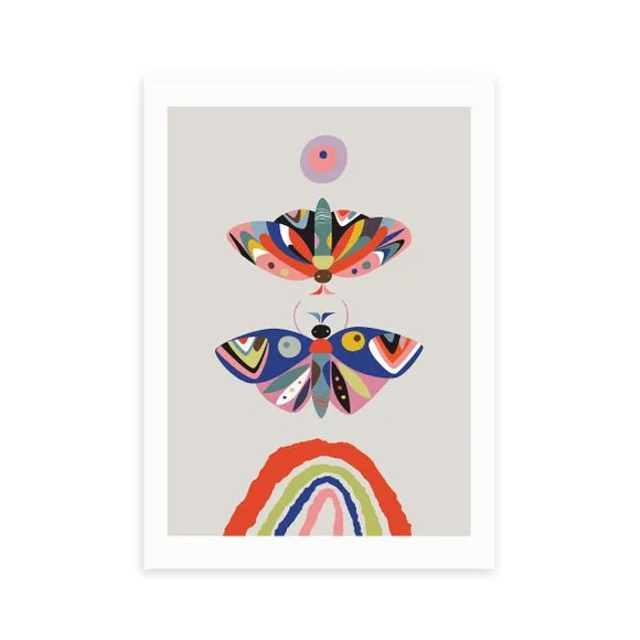 East End Prints Moth Print 2