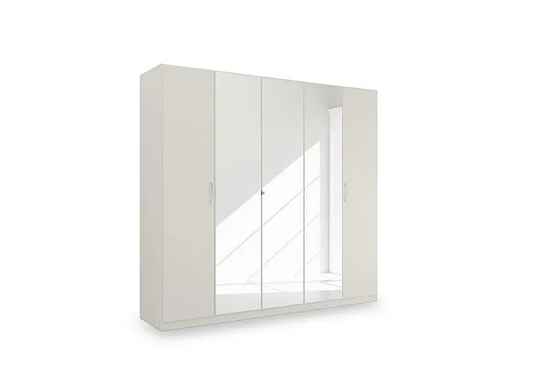 Impulse 226cm 5 Door Décor Hinged Wardrobe with 3 Mirror Doors