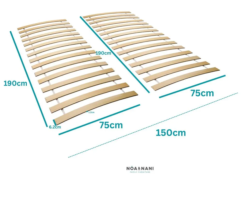 Nöa and Nani Wooden Slats for King Size Bed in Brown 3