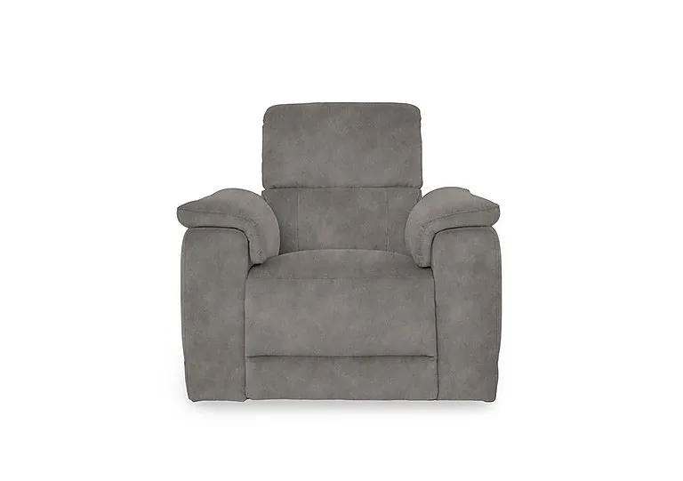 Genius Fabric Power Recliner Chair with Power Headrest - Dexter Mocha