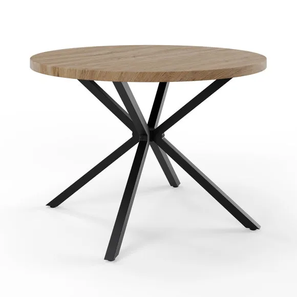 Ezra II 4 Seater Round Dining Table 4