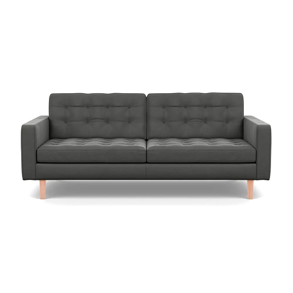Heal's Hepburn 3 Seater Nobilis Velvet Dolphin Natural Feet 1