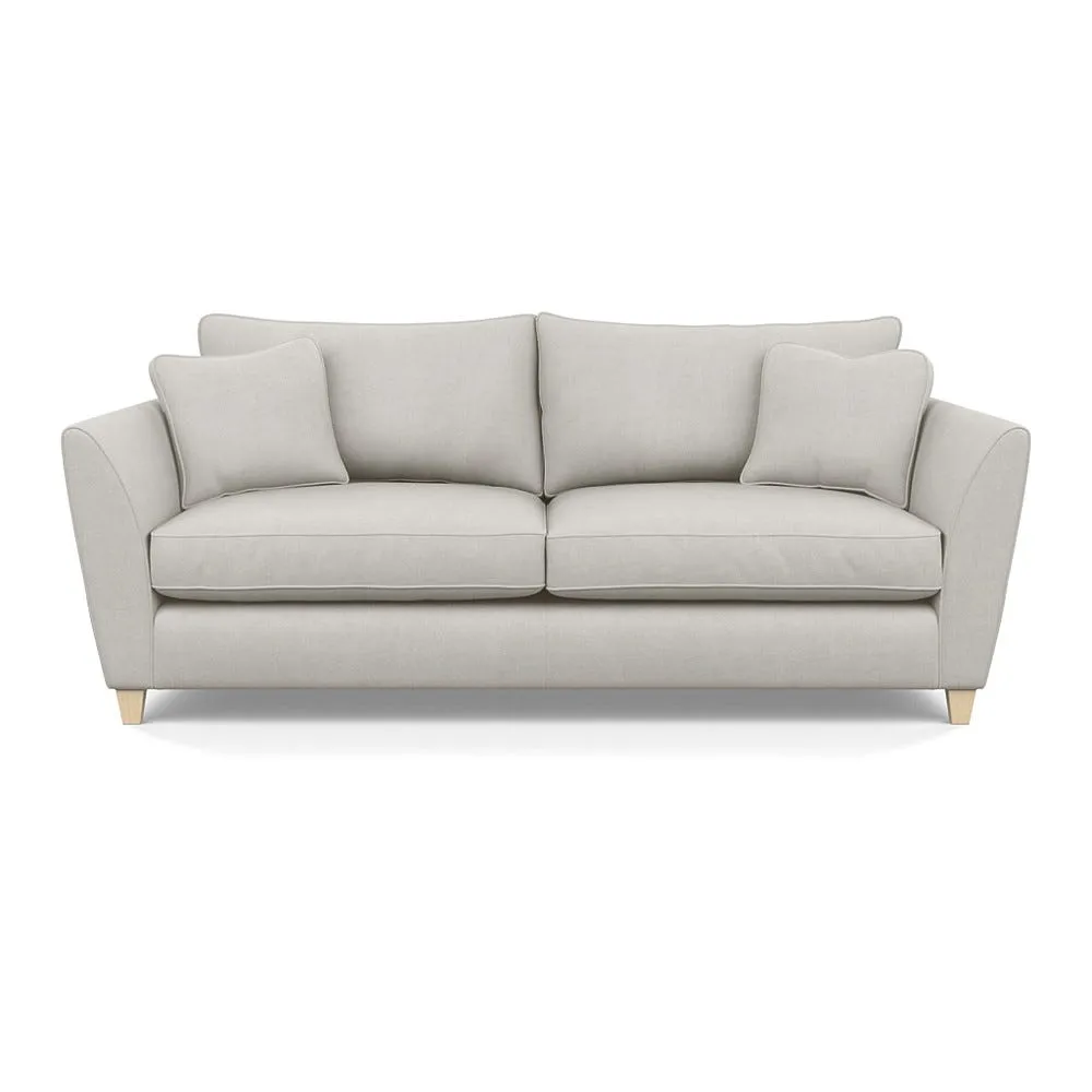 Heal's Torino 4 Seater Sofa Capelo Linen-Cotton Sea Salt Natural Feet 1