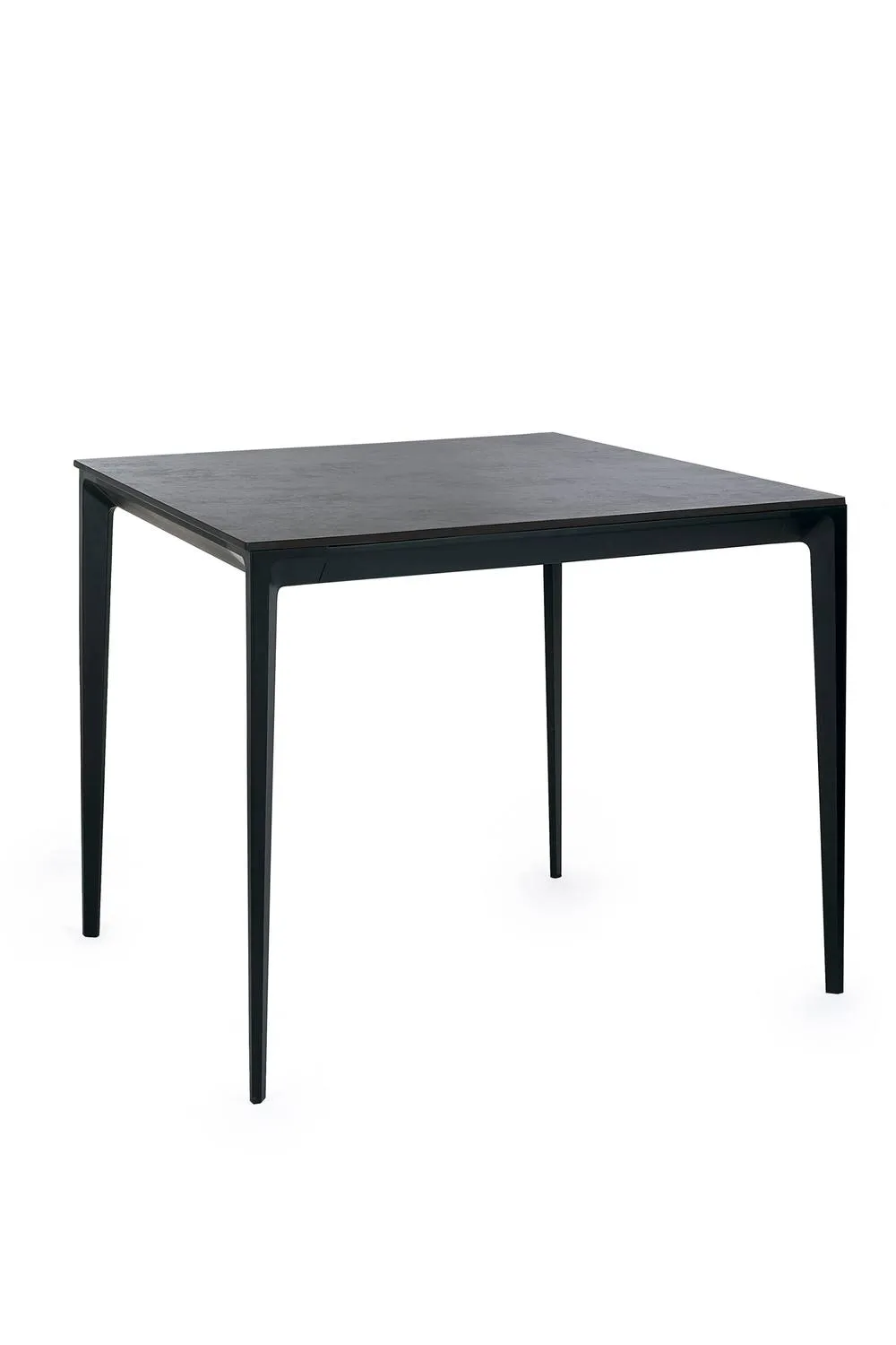 Julian Bowen Miami Square Stone Top 4 Seater Dining Table in Grey 2