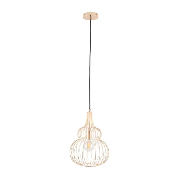 Dania Metal Shaped Wire Pendant Light 3