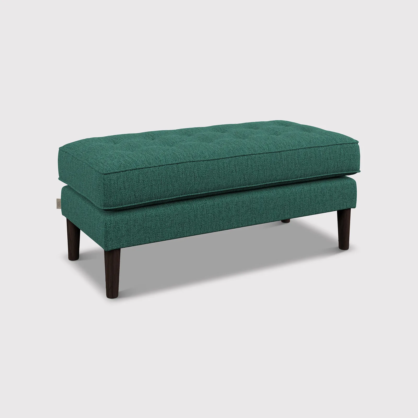 Orla Kiely Ebben Footstool, Green Fabric | Barker & Stonehouse 1