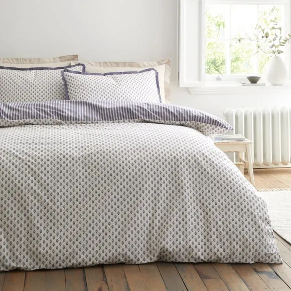 Bianca Amelie 100% Cotton Duvet Cover & Pillowcase Set