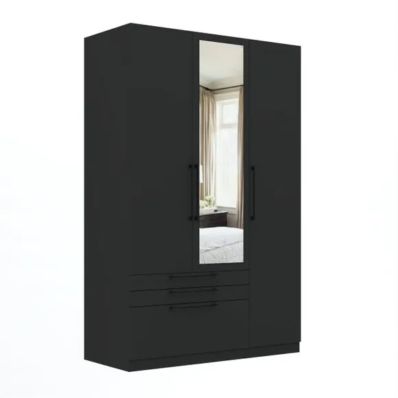 Foster Triple 3 Drawer Wardrobe 6