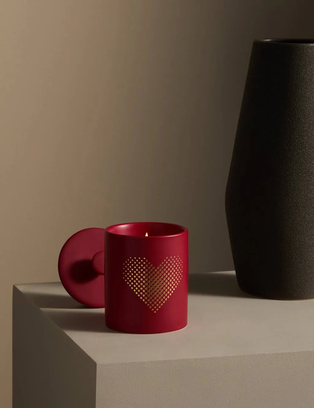 M&S X Kelly Hoppen Love Decorative Scented Candle Red Mix