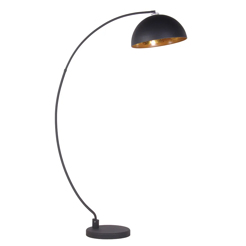 Black Arc Floor Lamp