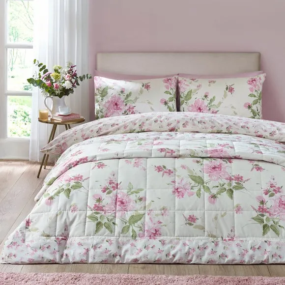 Catherine Lansfield Avebury Floral Bedspread 3