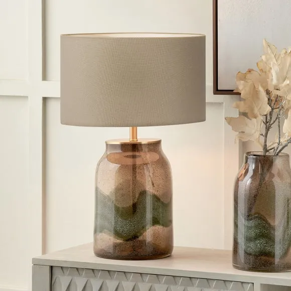 Pacific Lifestyle Valtellina Henry Glass Table Lamp