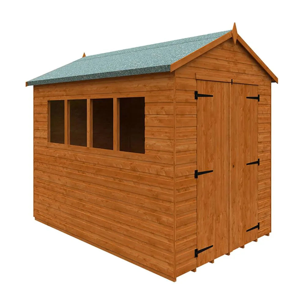 Buttercup Farm 9 x 6 Feet Workshop 12mm Shed - L265 x W175 x H240.5 cm in Burnt Orange