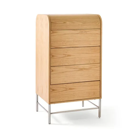 Yinka Ilori Half Log 5 Drawer Chest 6