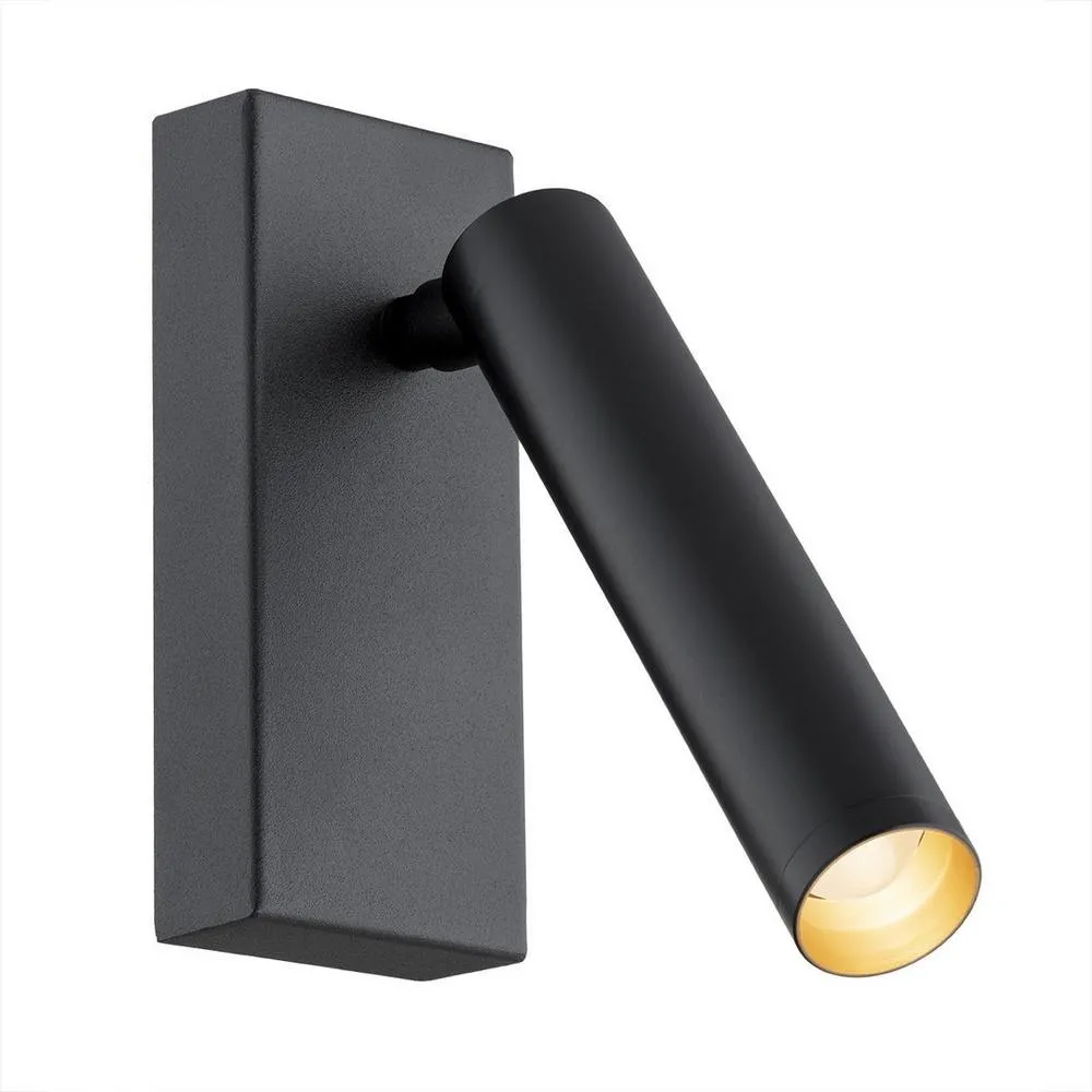 Netlighting Rio Reading Wall Light Black 719lm 3000K
