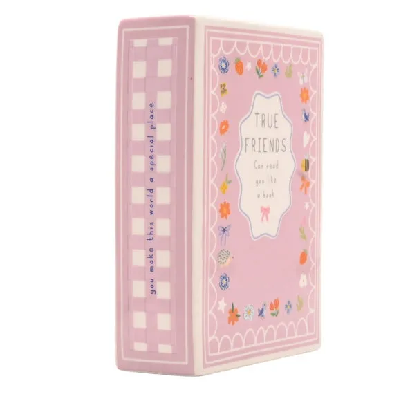 Love Life Friends Ceramic Book Vase 5