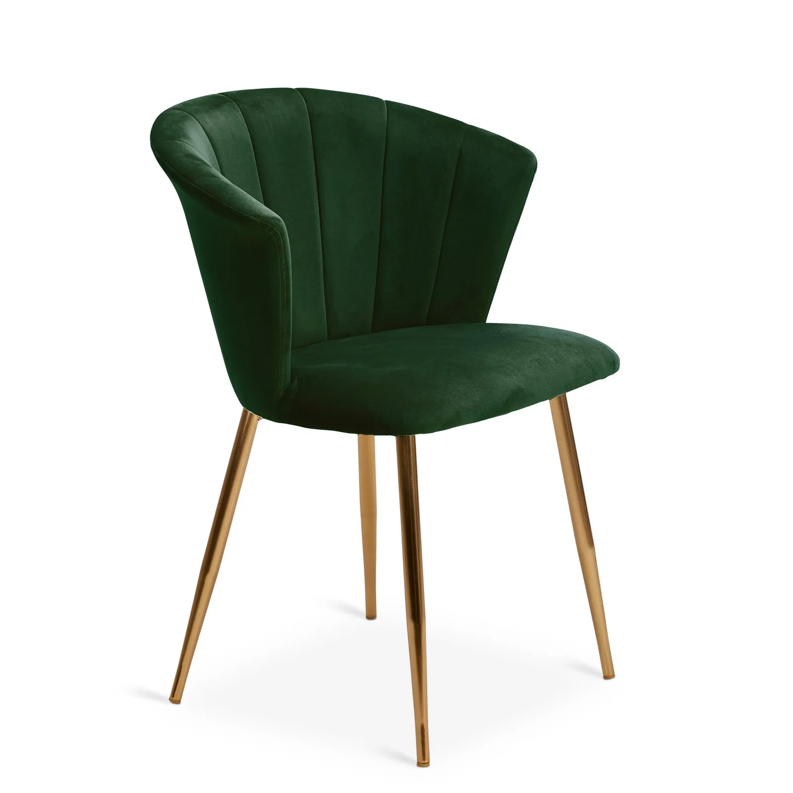 Kendall Velvet Chair Bottle Green
