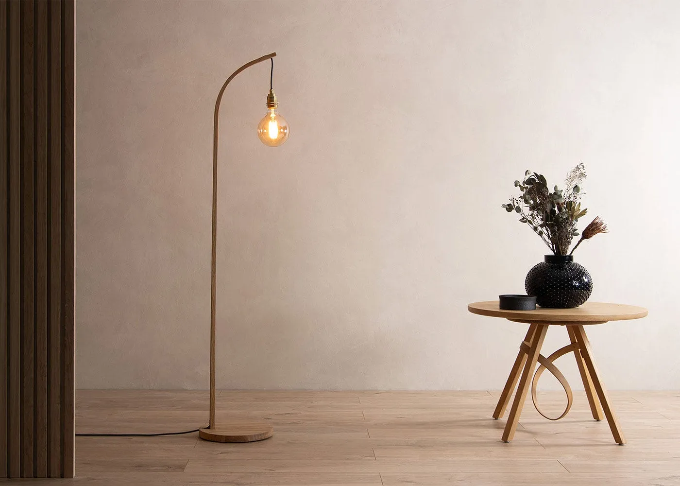 Tom Raffield Mooring Floor Lamp Noctis Grey Flex 3