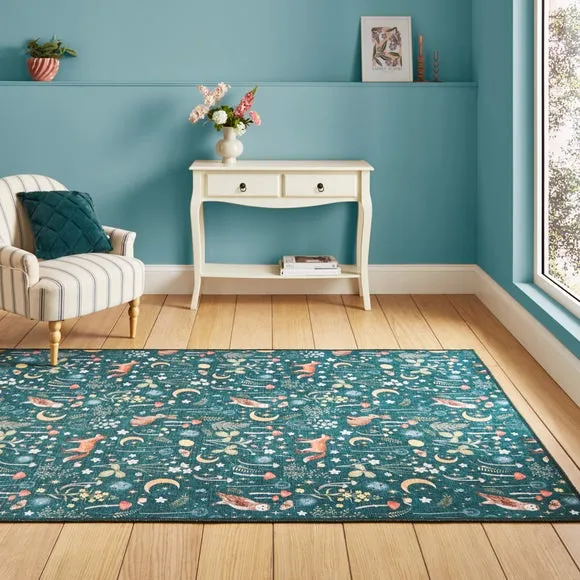 Catherine Lansfield Twilight Animals Rug 1