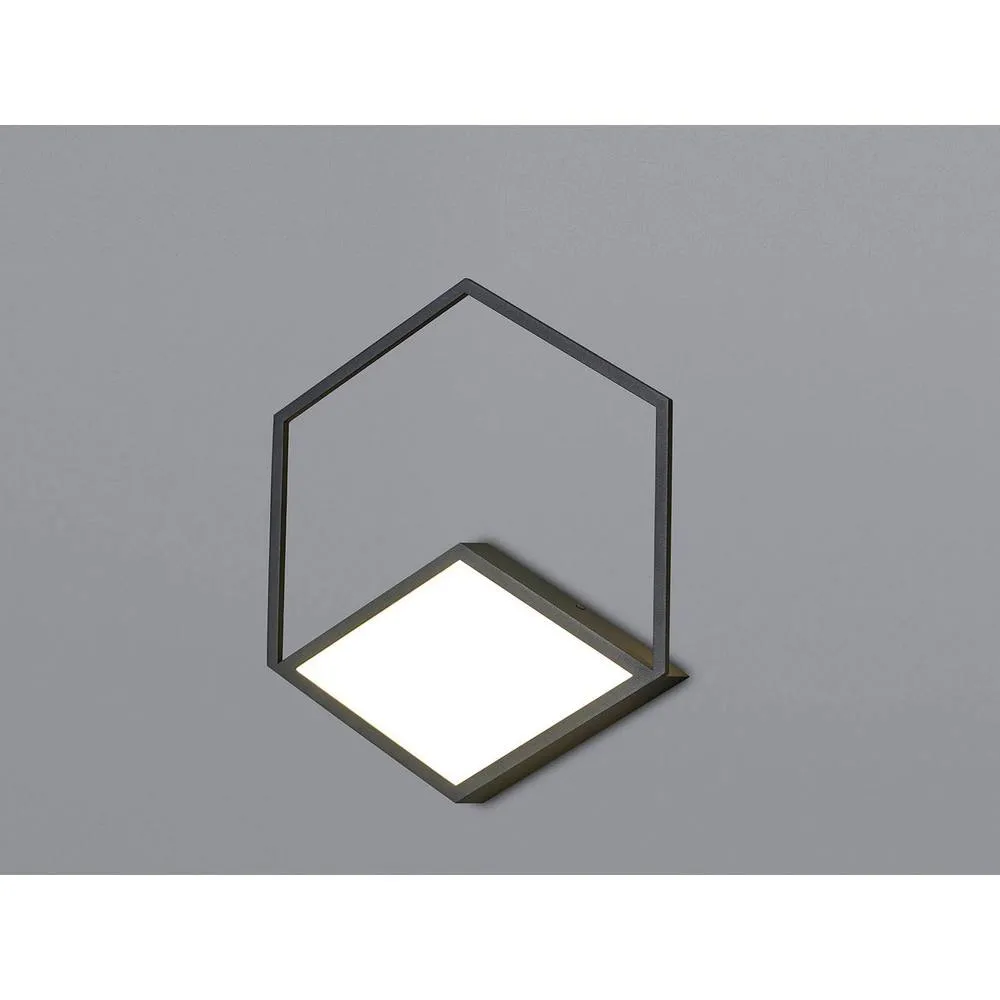 Netlighting Kubick Ceiling Wall Light Dimmable 32W LED 3000K 1870lm Black 2