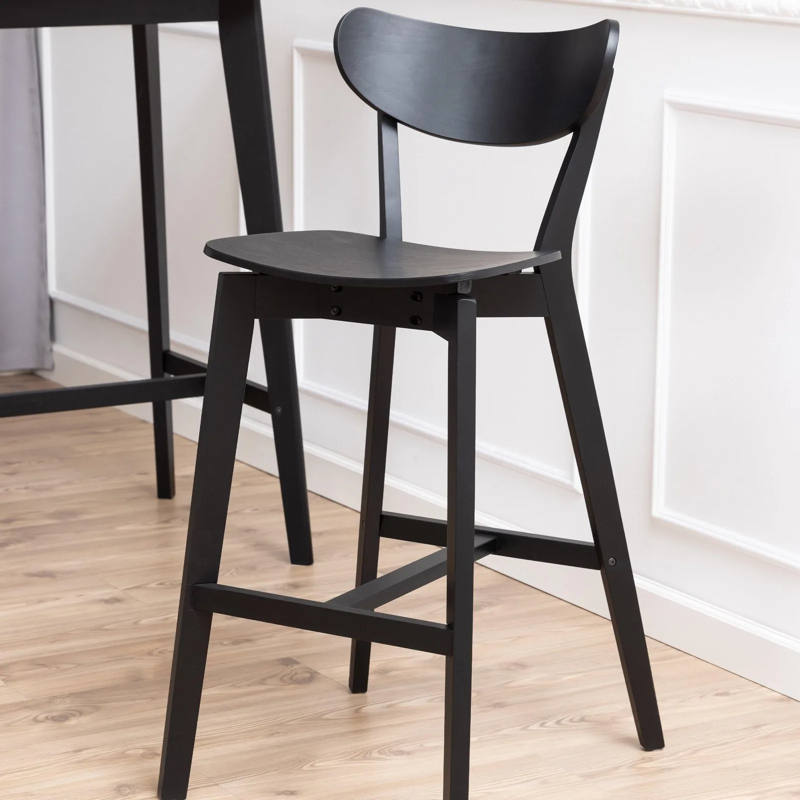 Furniture To Go Roxby Bar Stool in Black Set of 2 in Brown 5